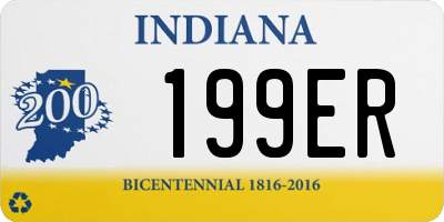 IN license plate 199ER