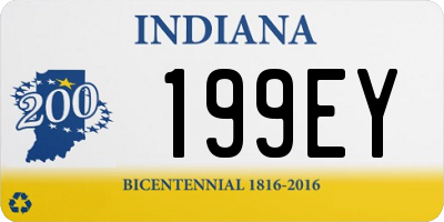 IN license plate 199EY