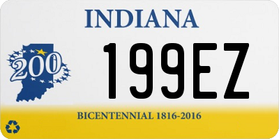 IN license plate 199EZ