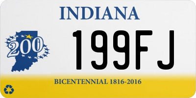 IN license plate 199FJ