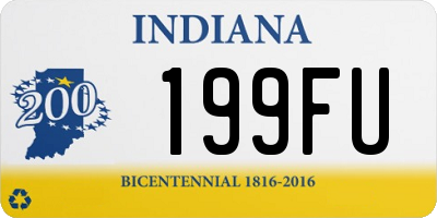 IN license plate 199FU