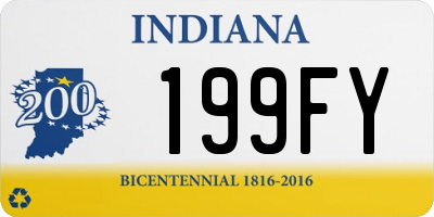 IN license plate 199FY