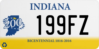 IN license plate 199FZ