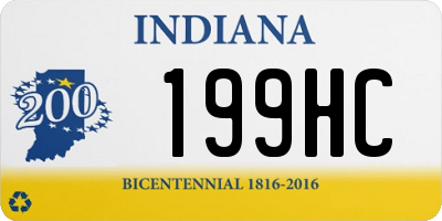 IN license plate 199HC