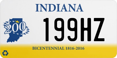 IN license plate 199HZ