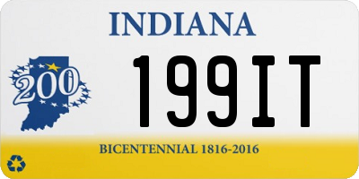 IN license plate 199IT