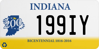 IN license plate 199IY