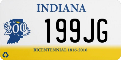 IN license plate 199JG