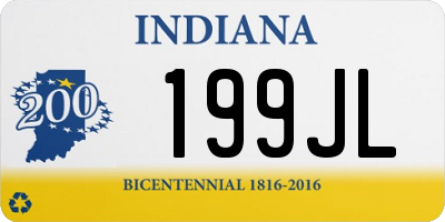 IN license plate 199JL