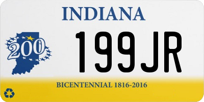 IN license plate 199JR