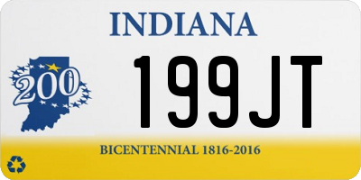 IN license plate 199JT