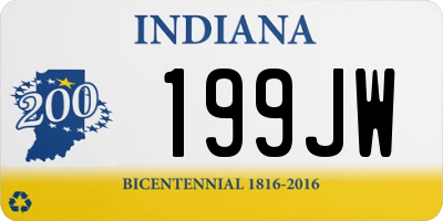 IN license plate 199JW