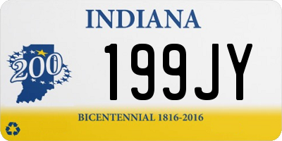 IN license plate 199JY