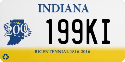 IN license plate 199KI