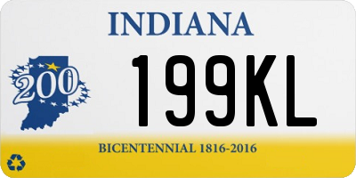 IN license plate 199KL