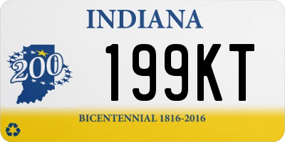 IN license plate 199KT