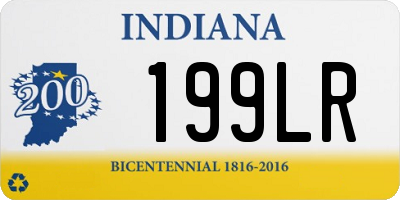 IN license plate 199LR