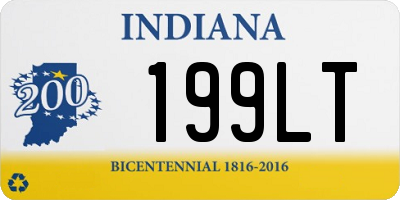 IN license plate 199LT