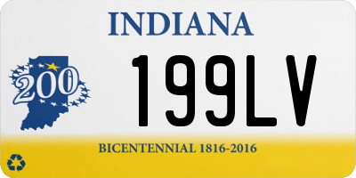 IN license plate 199LV