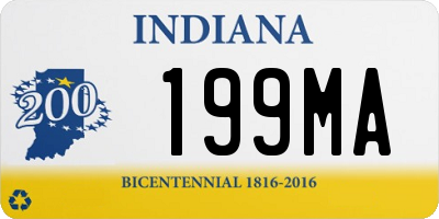 IN license plate 199MA