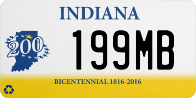 IN license plate 199MB