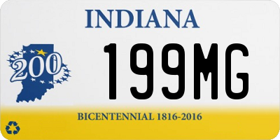 IN license plate 199MG