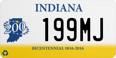 IN license plate 199MJ