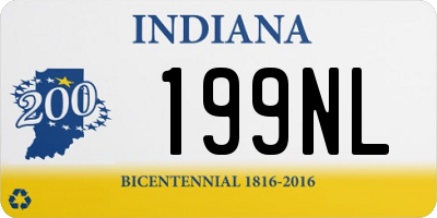 IN license plate 199NL