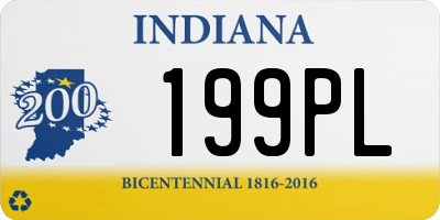 IN license plate 199PL