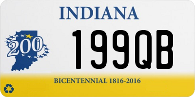 IN license plate 199QB