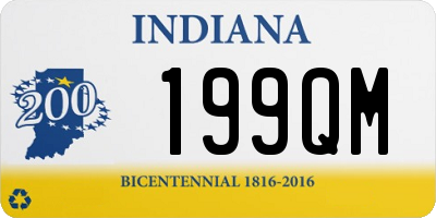 IN license plate 199QM