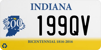 IN license plate 199QV