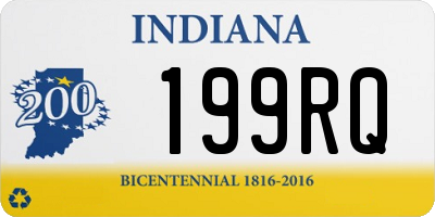 IN license plate 199RQ