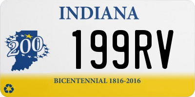 IN license plate 199RV