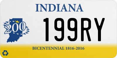 IN license plate 199RY