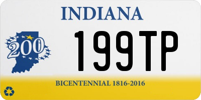 IN license plate 199TP