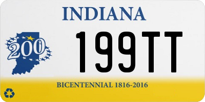 IN license plate 199TT