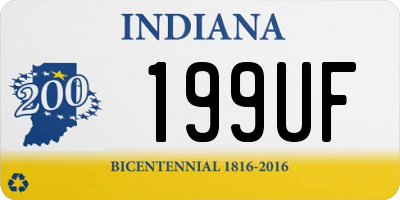 IN license plate 199UF