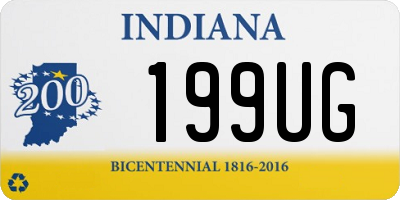 IN license plate 199UG