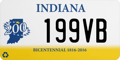 IN license plate 199VB