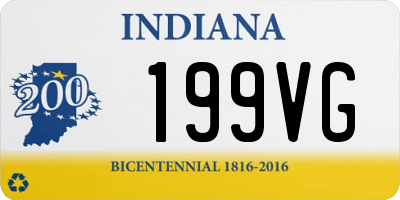 IN license plate 199VG