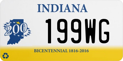 IN license plate 199WG