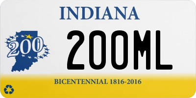 IN license plate 200ML