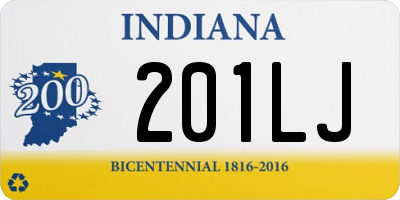 IN license plate 201LJ