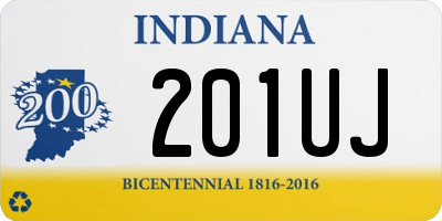 IN license plate 201UJ