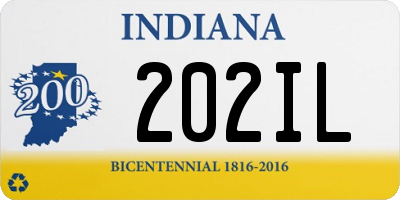 IN license plate 202IL