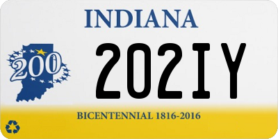 IN license plate 202IY