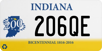 IN license plate 206QE