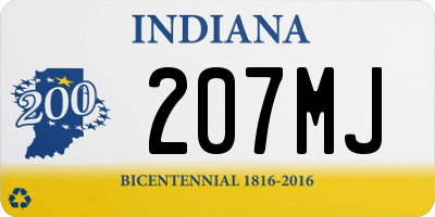 IN license plate 207MJ