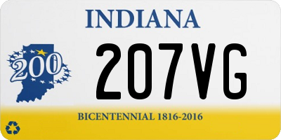 IN license plate 207VG